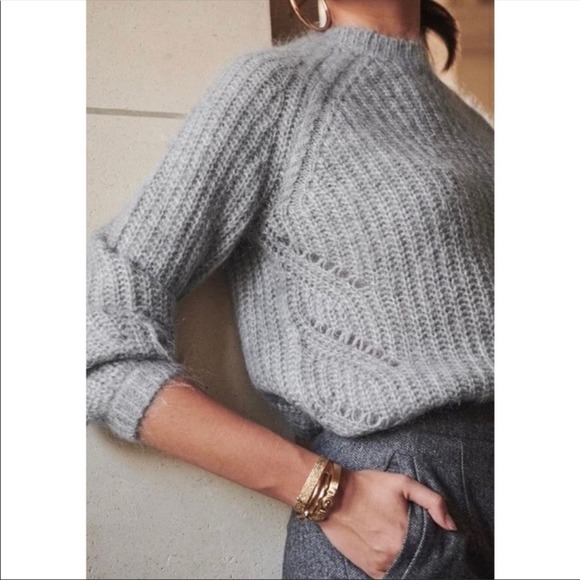 NWT Sezane Alpaca Wool Sweater - Picture 2 of 9